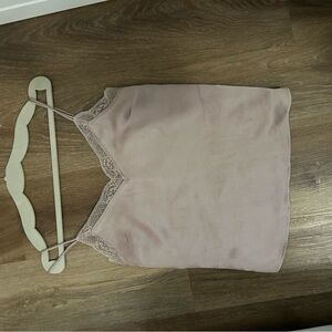 Elegant Lace Trim Cami Top